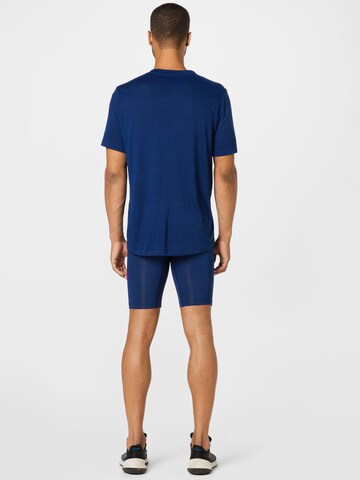 ADIDAS SPORTSWEAR Skinny Sporthose 'Techfit ' in Blau