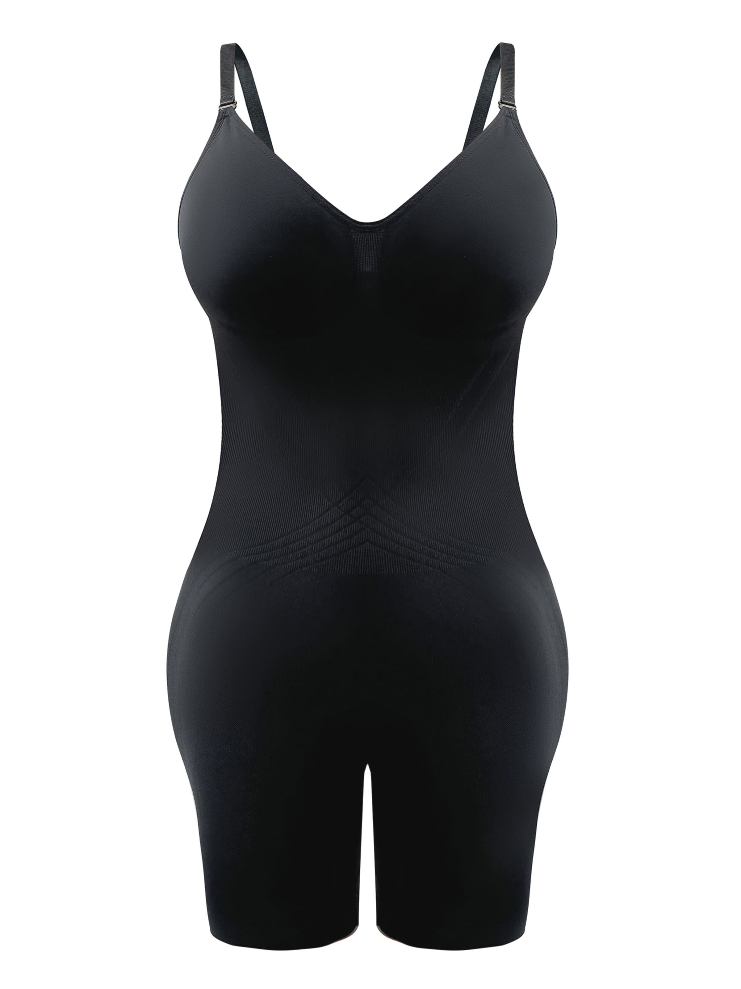 MEETWEE Shapingbody in Zwart: voorkant