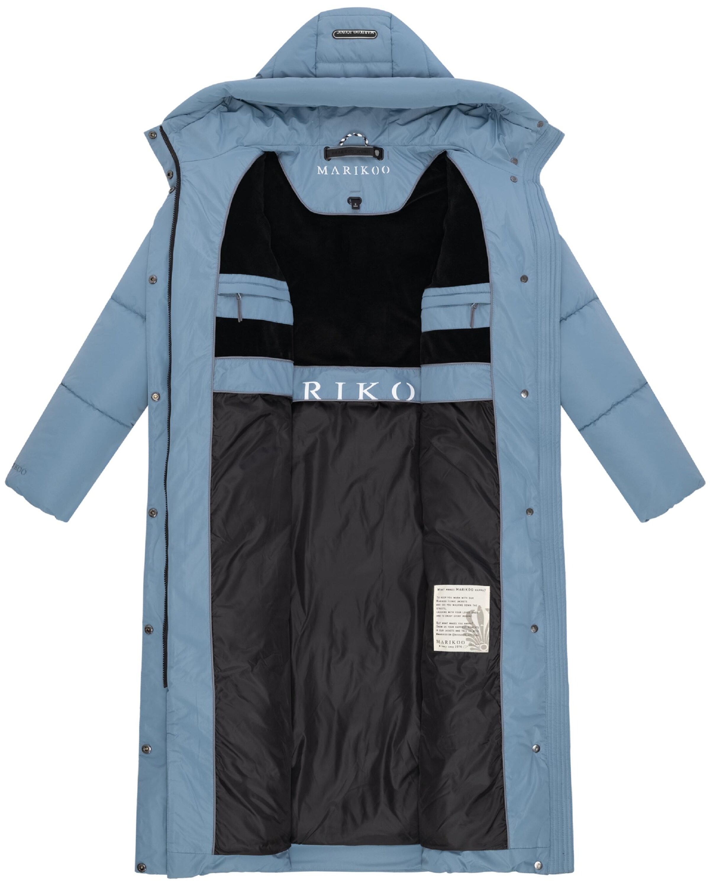 MARIKOO Зимнее пальто в Синий