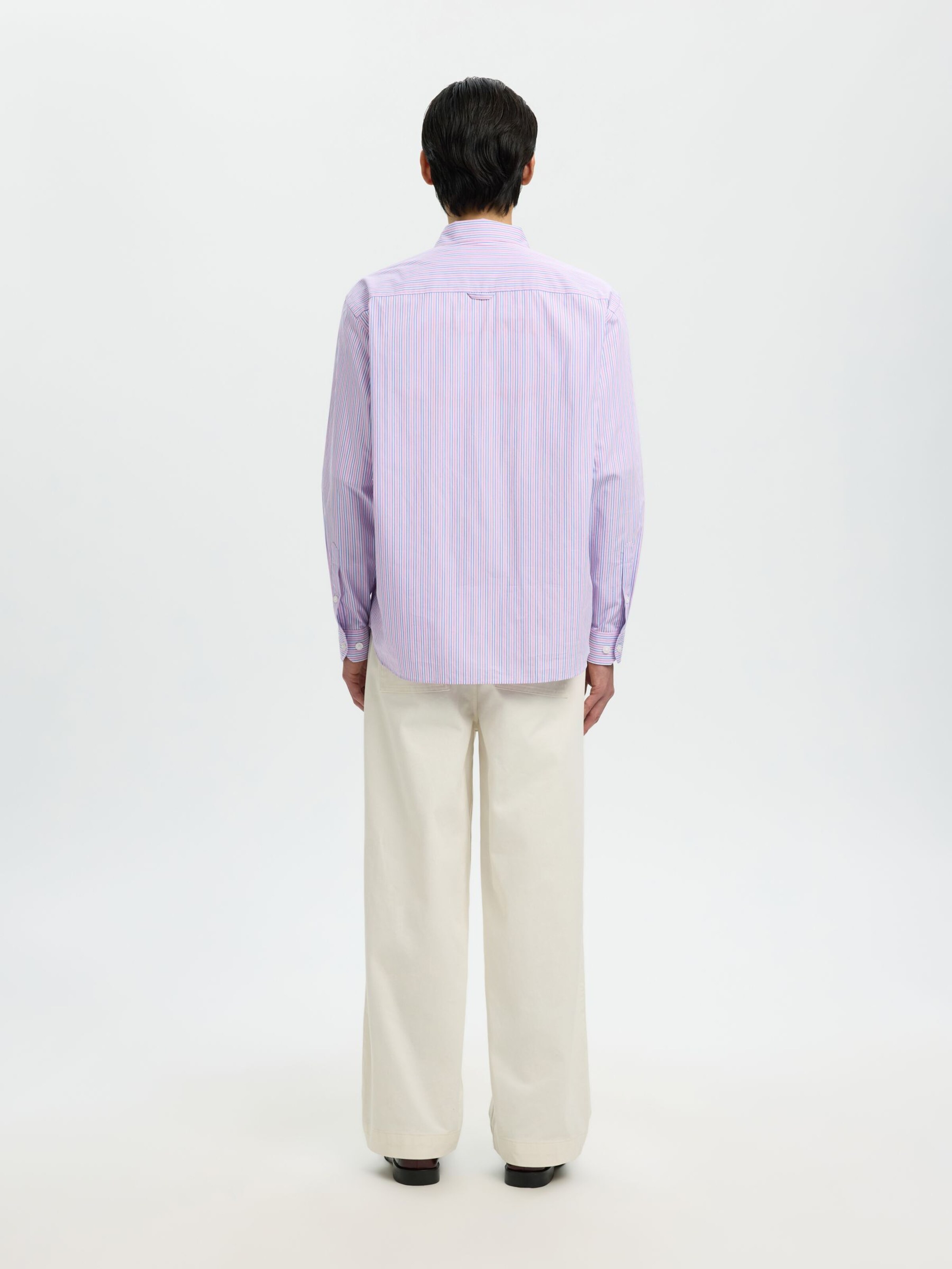 SELECTED Comfort fit Button Up Shirt in Pink