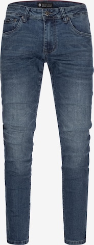 Peak Time Slimfit Jeans i blå: forside