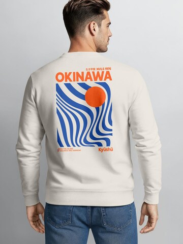 Neverless Sweatshirt 'Okinawa'‌‌‌‌‌‌‌‌ in Beige