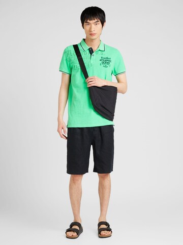 CAMP DAVID Poloshirt in Grün