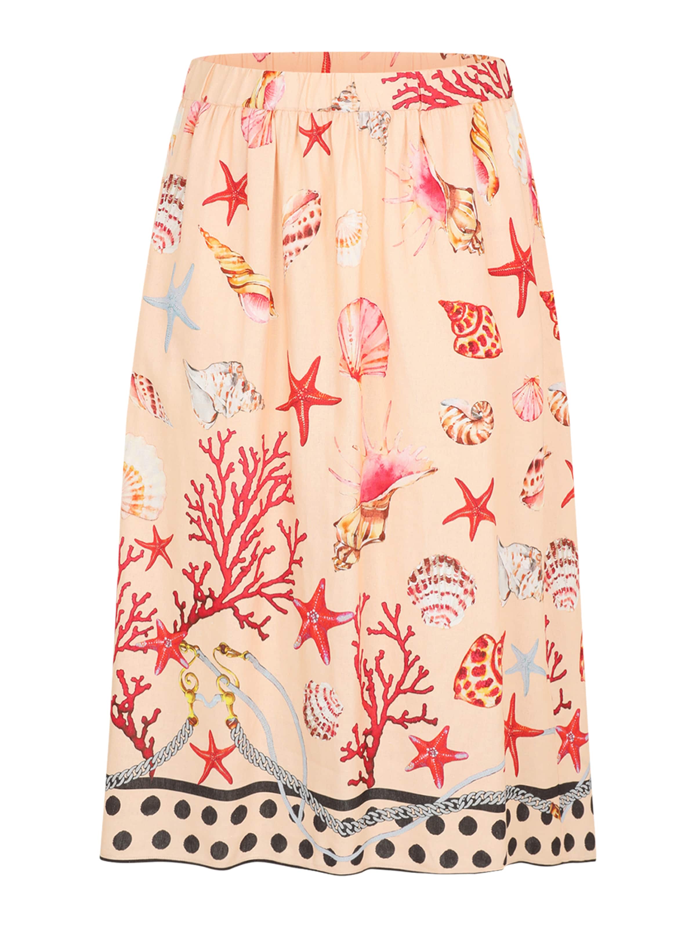 Guido Maria Kretschmer Curvy Sukňa 'Jolanda' - Hnedá: predná strana