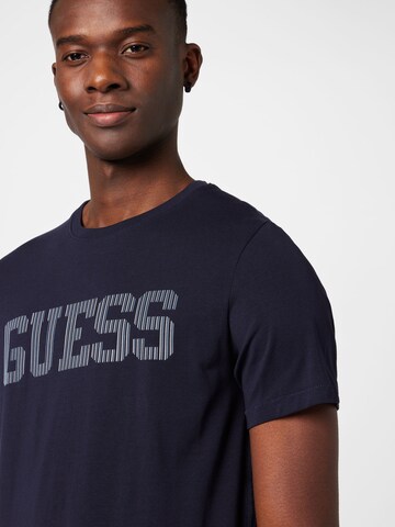 T-Shirt 'ERMAK' GUESS en bleu