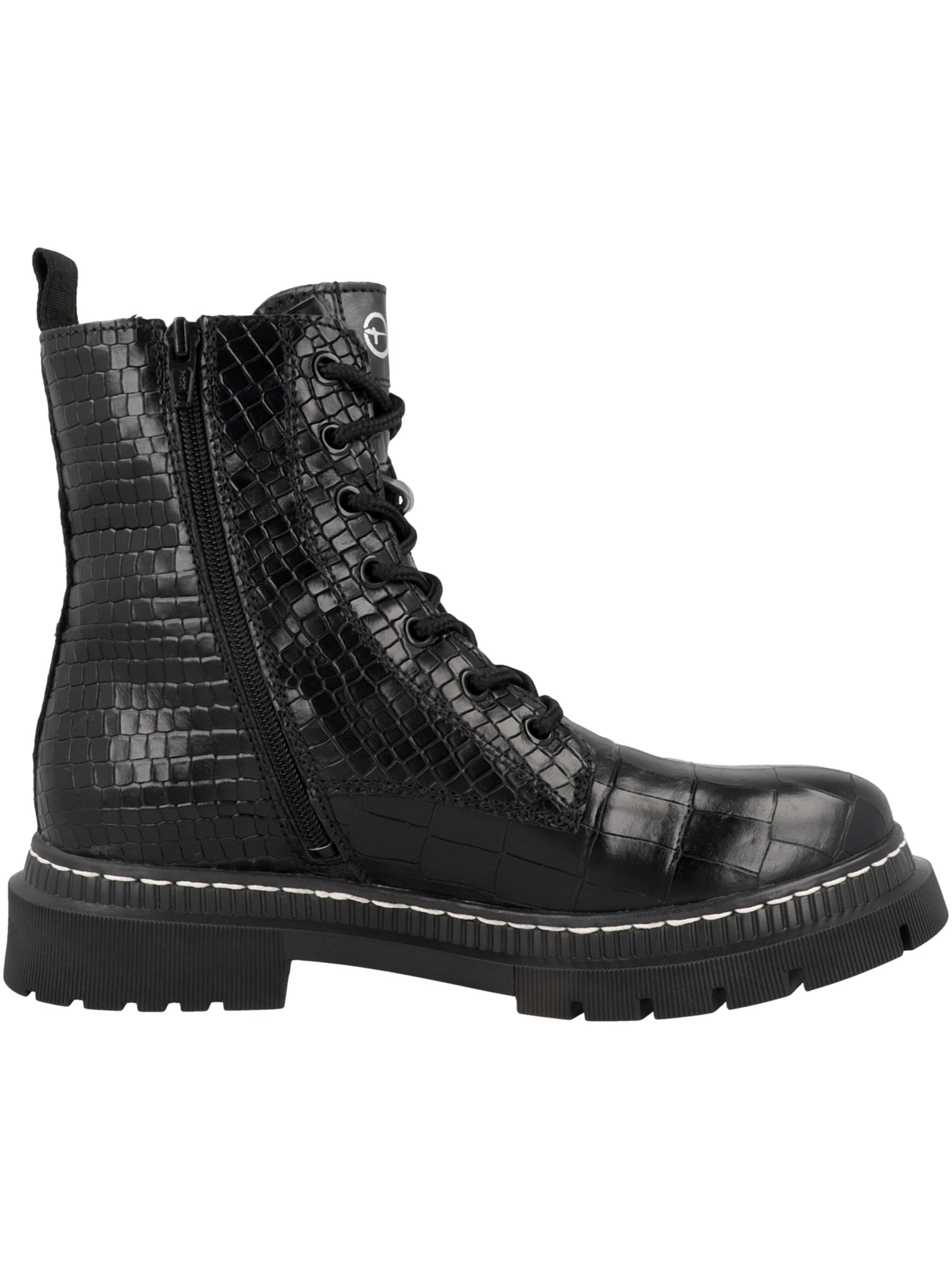 Bottines à lacets Tamaris en noir