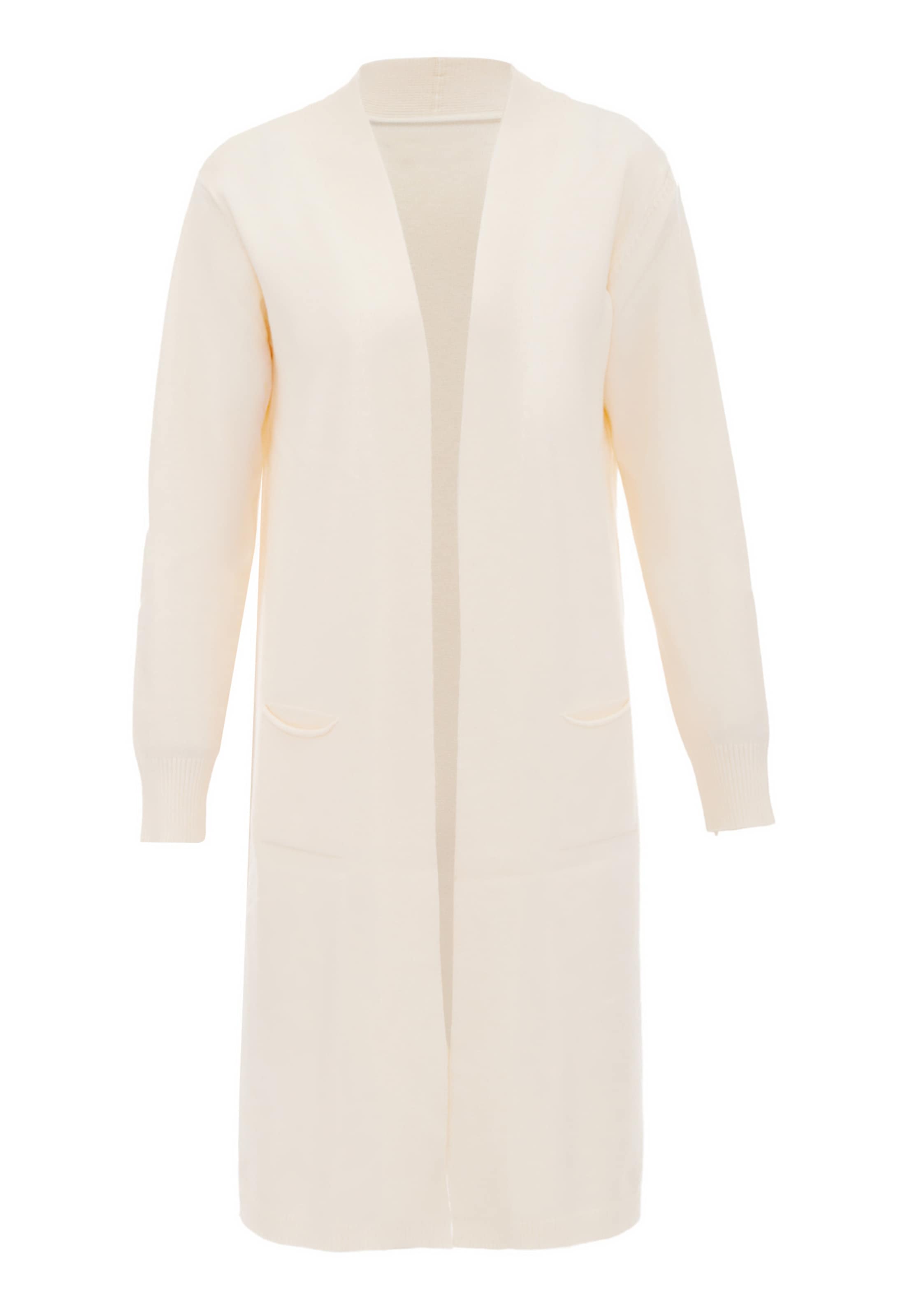 SANIKA - Casaco de malha em bege: frente