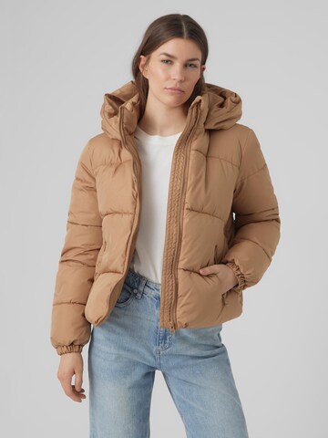 VERO MODA Winter jacket 'MARY' in Brown: front