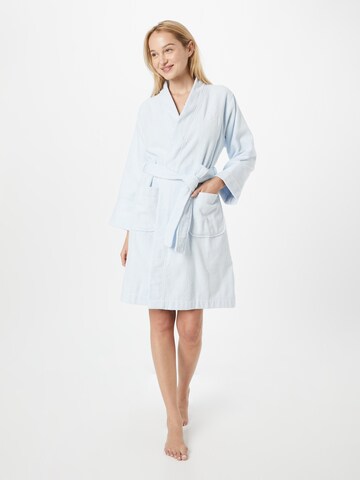 Lauren Ralph Lauren Банный халат короткий в Синий: спереди