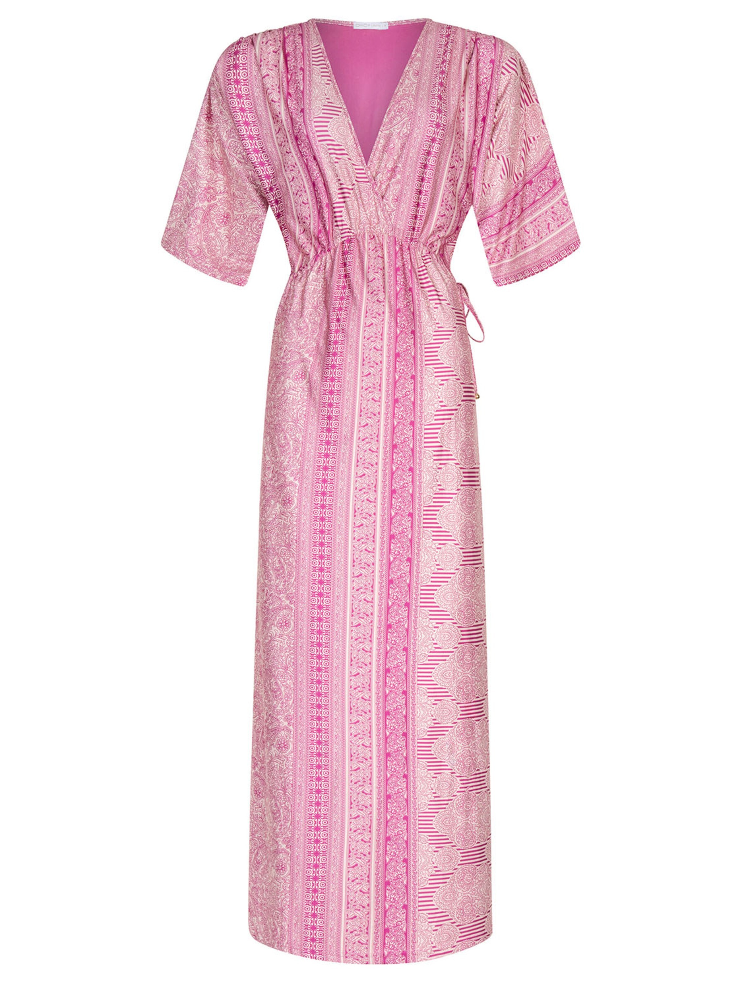 Chic by Lirette Dress 'Kimono Lotus Guna' in Pink: front