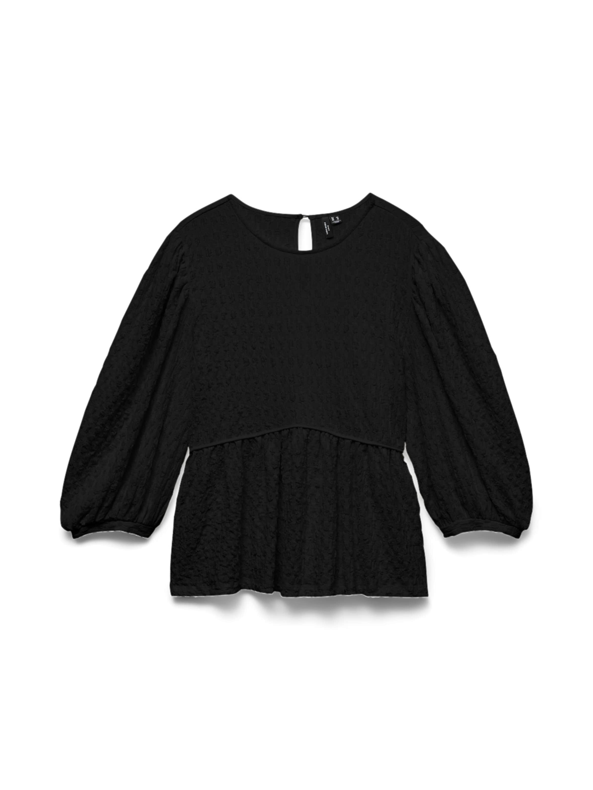 Vero Moda Curve - Blusa 'VMSiri' en negro: frente