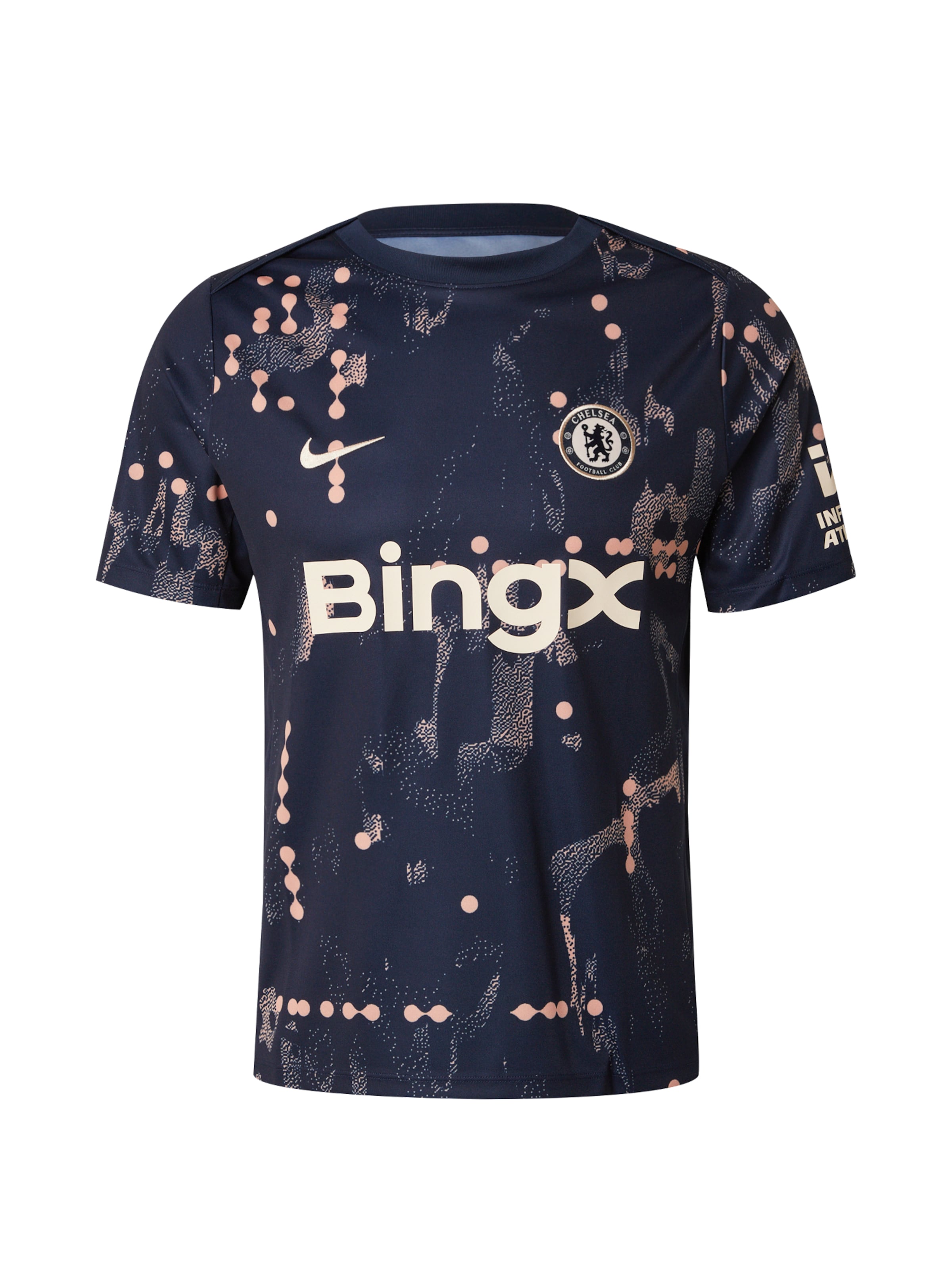 NIKE Функционална тениска в синьо: отпред