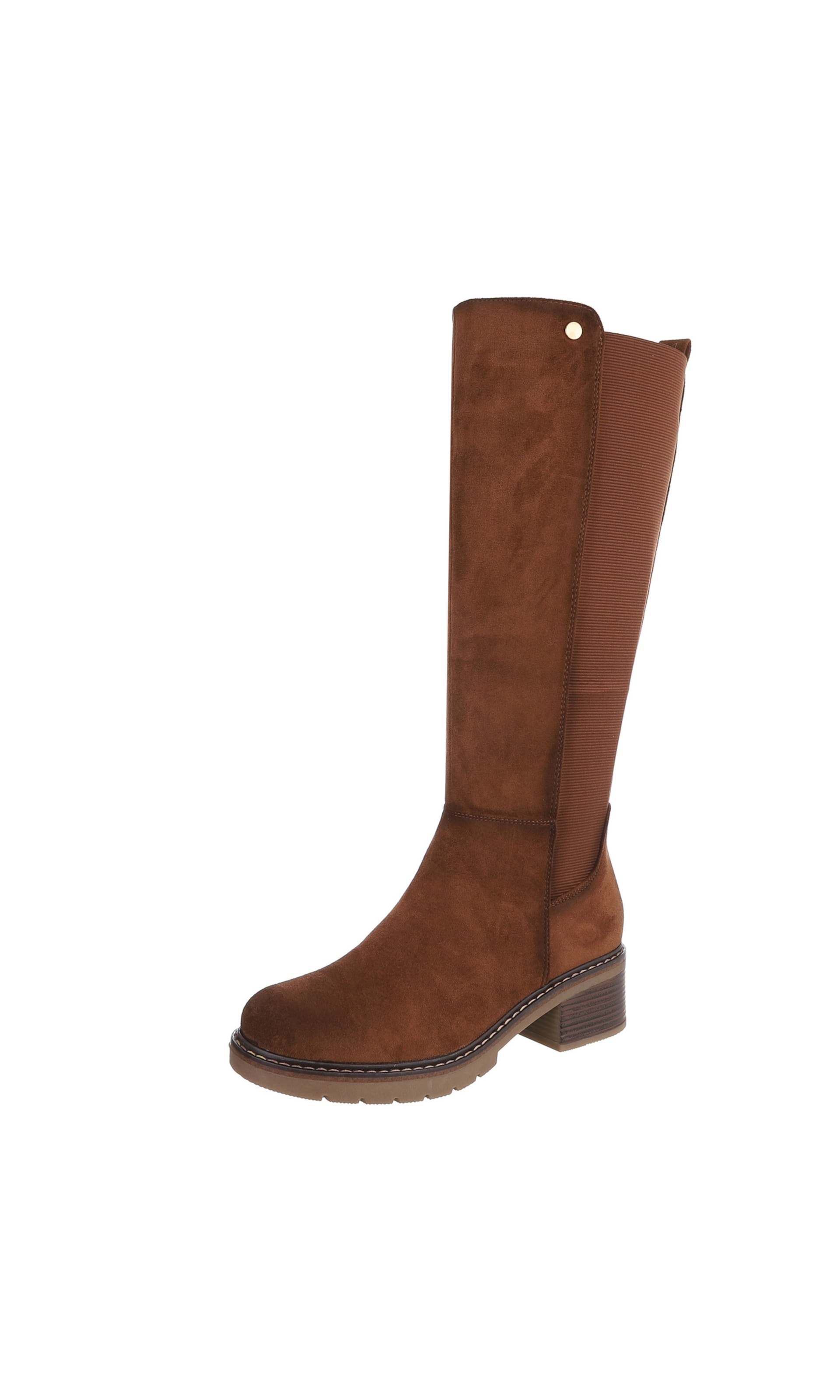 Ital-Design Stiefel in Braun: Vorderseite