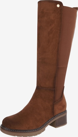 Ital-Design Stiefel in Braun: Vorderseite