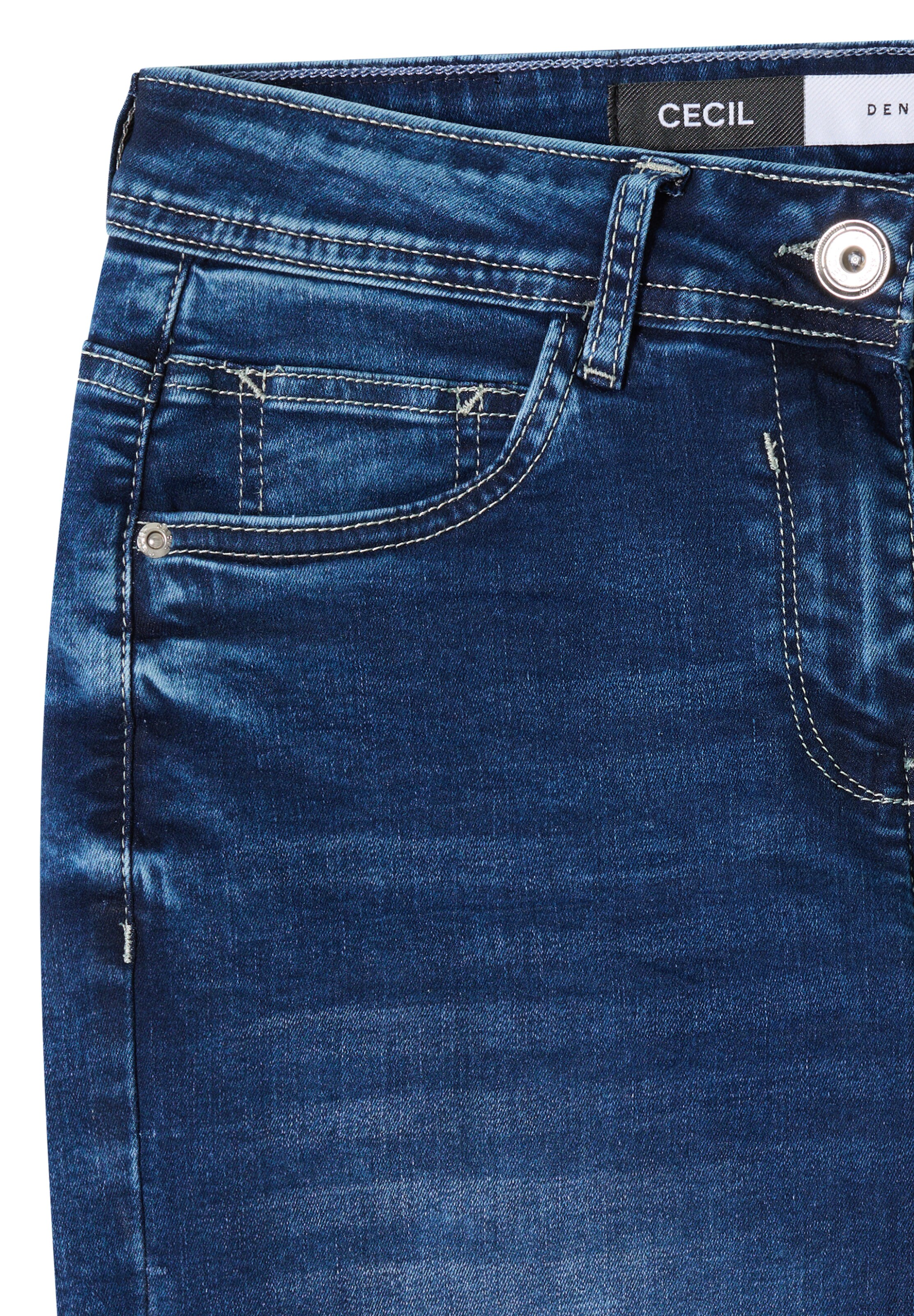 CECIL Slimfit Jeans in Blau