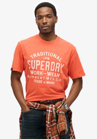 Superdry Shirt in Orange: front