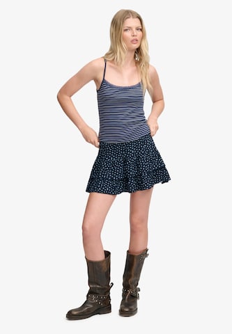 Jupe Superdry & Co en bleu : devant