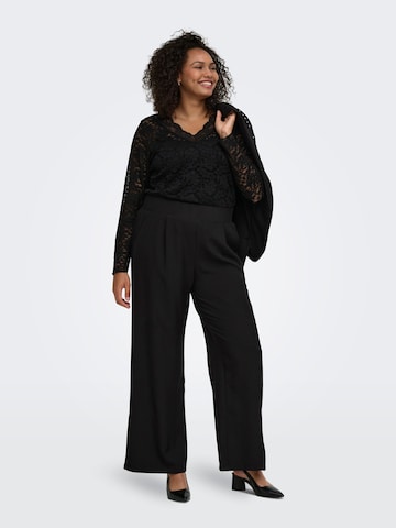 regular Pantaloni con pieghe 'VICTORIA' di ONLY Carmakoma in nero