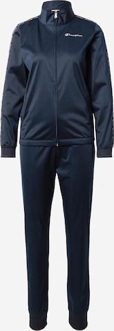 Champion Authentic Athletic Apparel Tracksuit in Blue: front