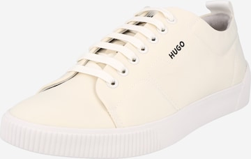 HUGO Red Sneakers low 'Zero' i hvit: forside