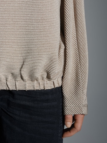 OPUS T-shirt 'Saglanz' i grå