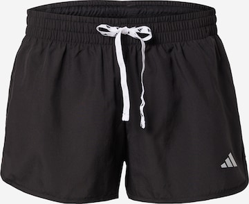 ADIDAS PERFORMANCE Regular Urheiluhousut 'Run It' värissä musta: etupuoli