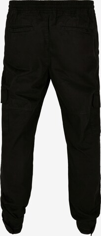 Urban Classics Tapered Cargobroek in Zwart