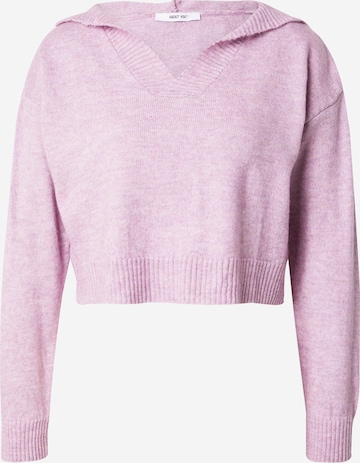ABOUT YOU Sweater 'Carola' in Pink: front
