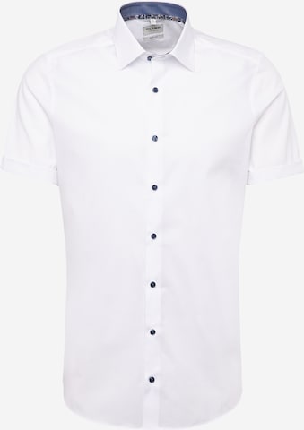 OLYMP - Ajuste regular Camisa de negocios 'Level 5' en blanco: frente