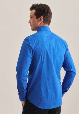 Coupe regular Chemise business SEIDENSTICKER en bleu