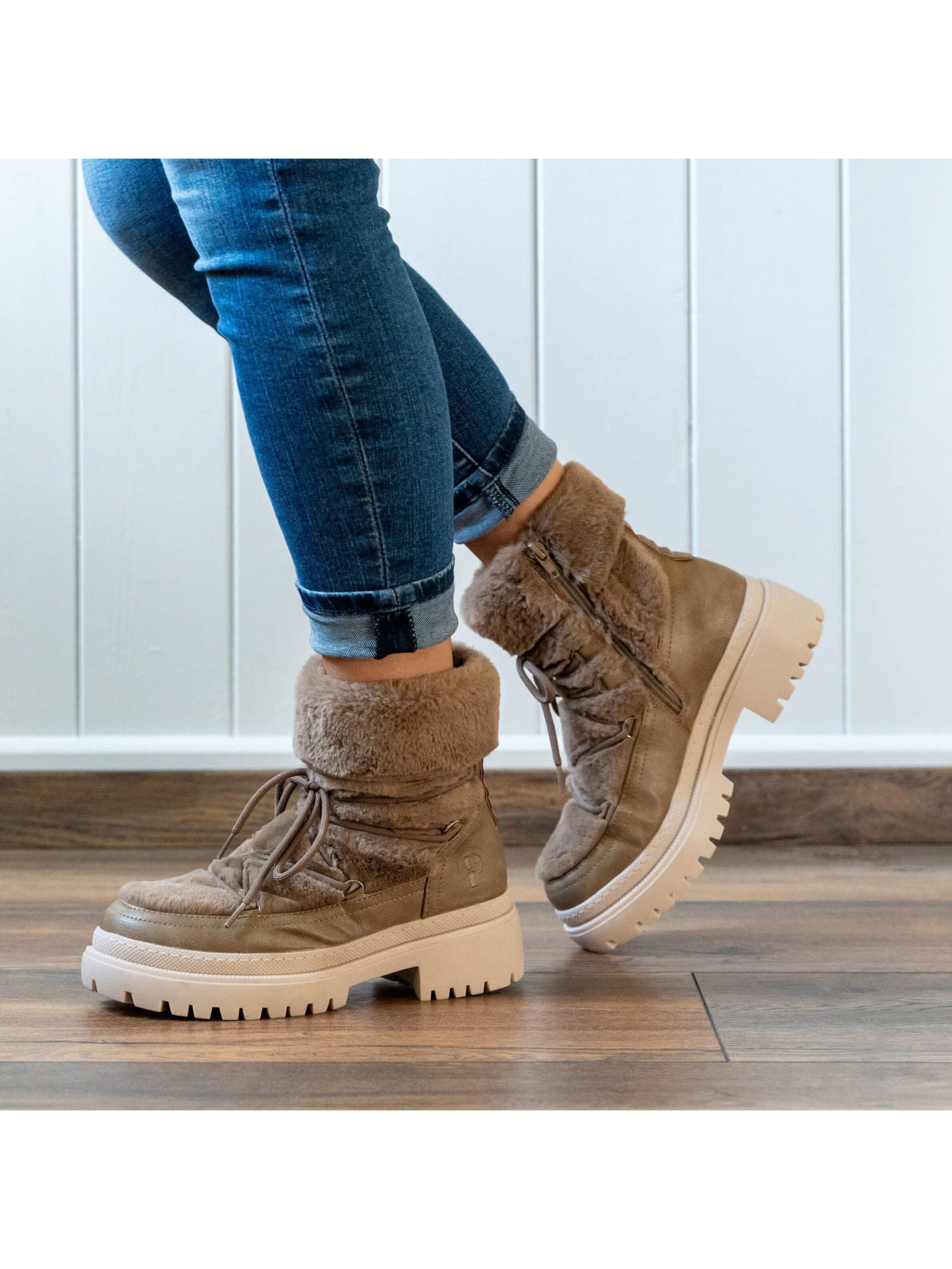 Palado - Botas 'Palado Ithaka' en beige