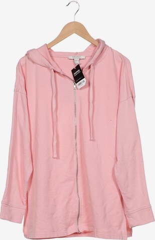 Forever 21 Sweatshirt & Zip-Up Hoodie in L in Pink: front