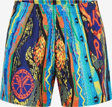 Carlo Colucci Board Shorts ' DeLuca ' in Mixed colors: front