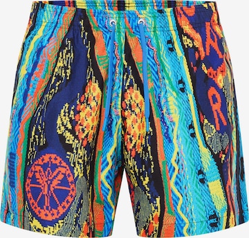 Carlo Colucci Board Shorts ' DeLuca ' in Mixed colors: front