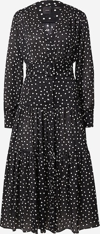 PINKO Košilové šaty 'ISOMETRIA' – černá: přední strana