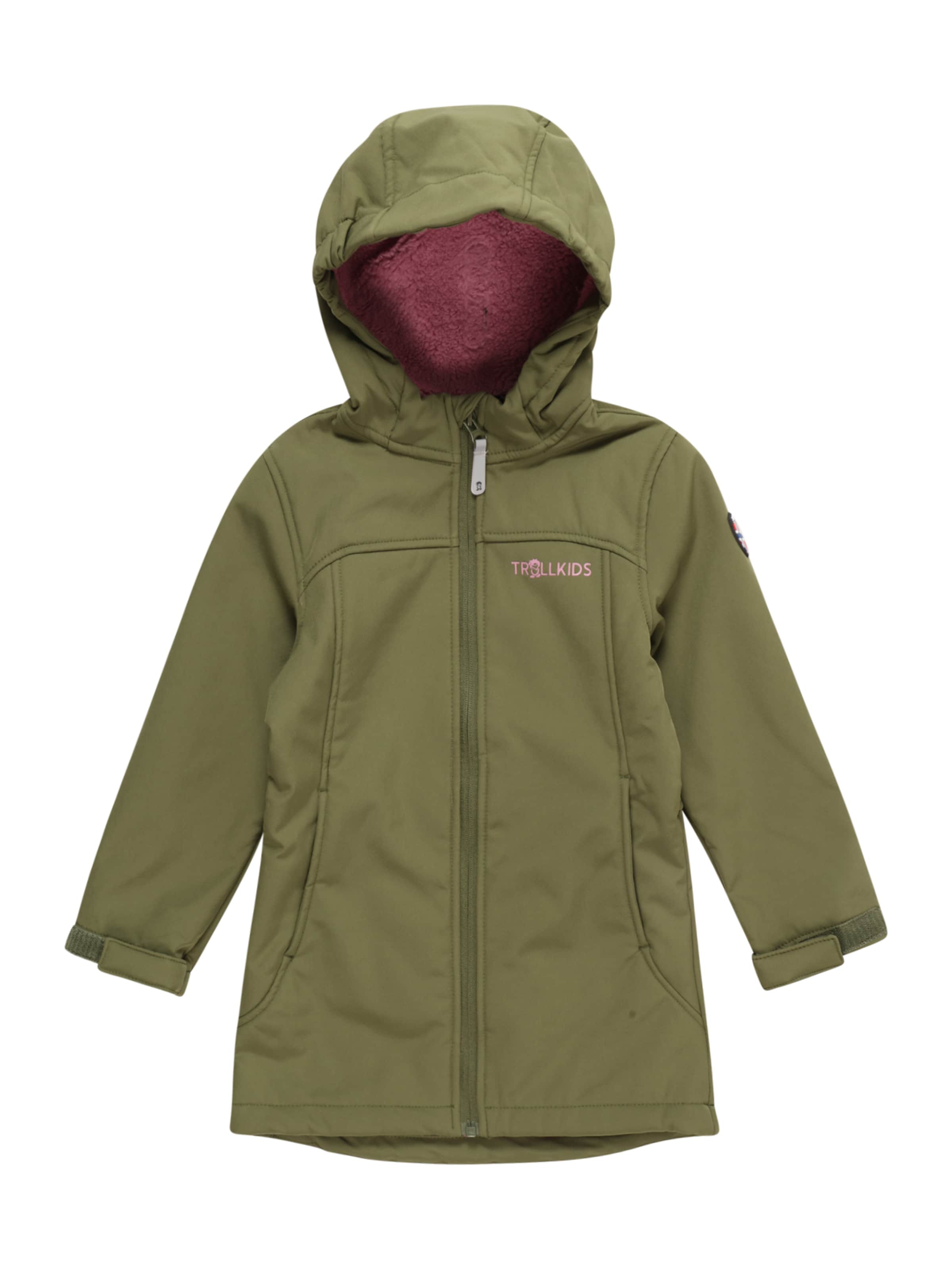 TROLLKIDS Outdoor jacket 'Kristiansand' in Green: front
