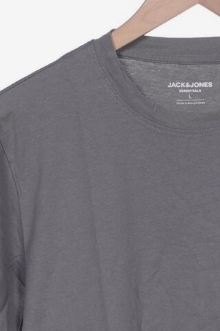 JACK & JONES T-Shirt L in Grau