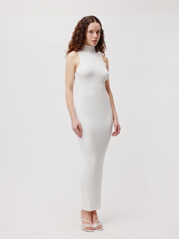 LeGer by Lena Gercke Knitted dress 'Klea' in White
