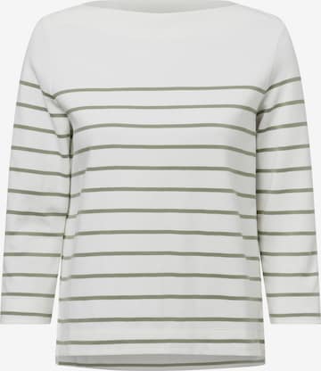 s.Oliver Sweatshirt in Weiß: Vorderseite