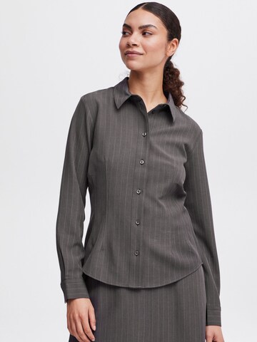 b.young - Blusa ' MMMIDDE' en gris: frente