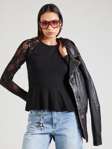 ONLY Shirt 'ONLAIMA' in Zwart: voorkant