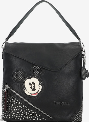 DesigualTorba za na rame 'Mickey Studstyle' - crna boja: prednji dio