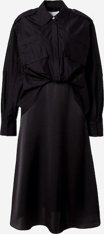 3.1 Phillip Lim Рокля тип риза в черно: отпред