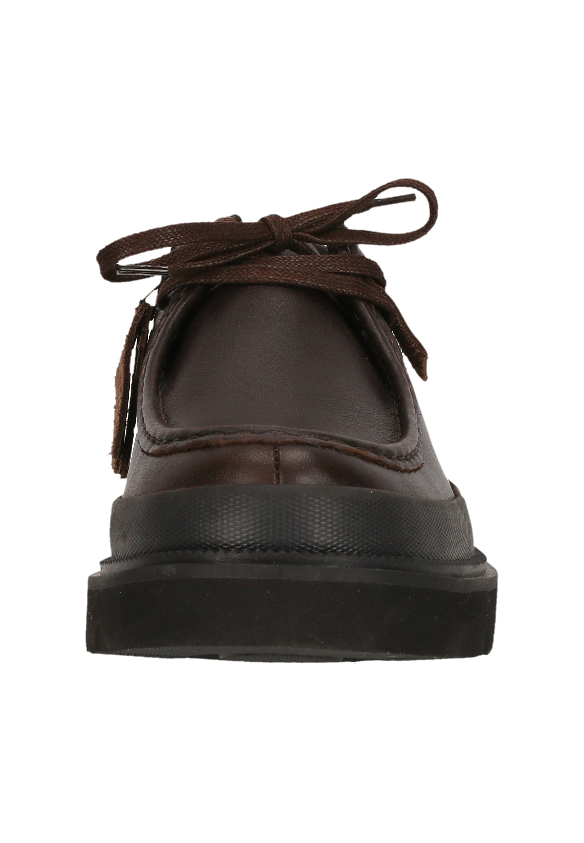CLARKS Veterschoen 'Badell Seam' in Bruin