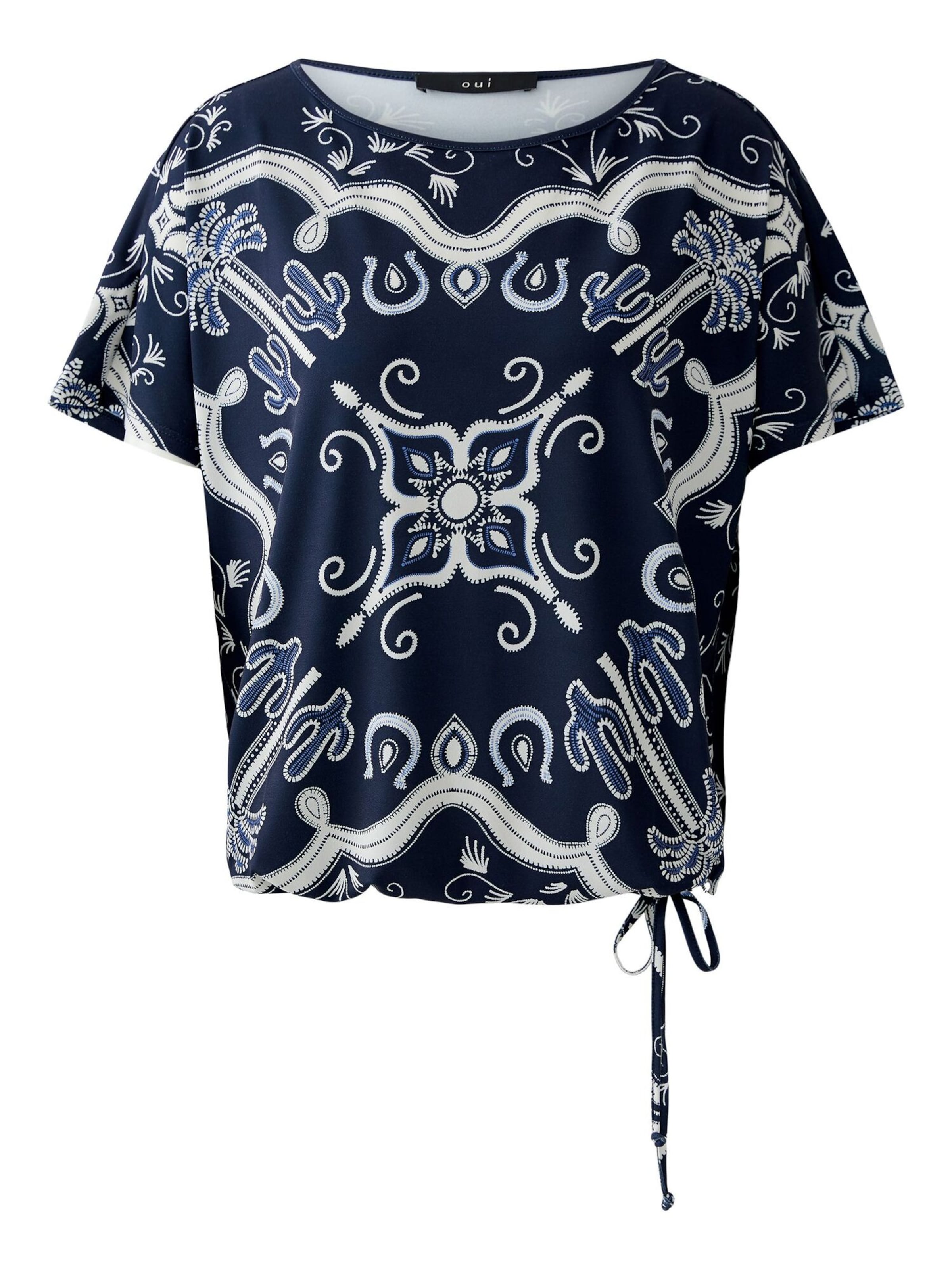 OUI Shirt in Blue: front