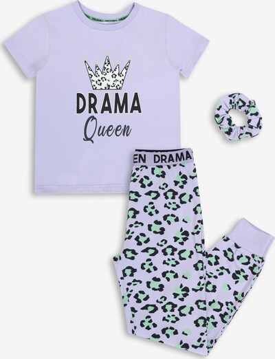 Threadgirls Set in mint / helllila / schwarz / weiß, Produktansicht