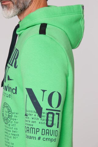 CAMP DAVID - Sudadera en verde