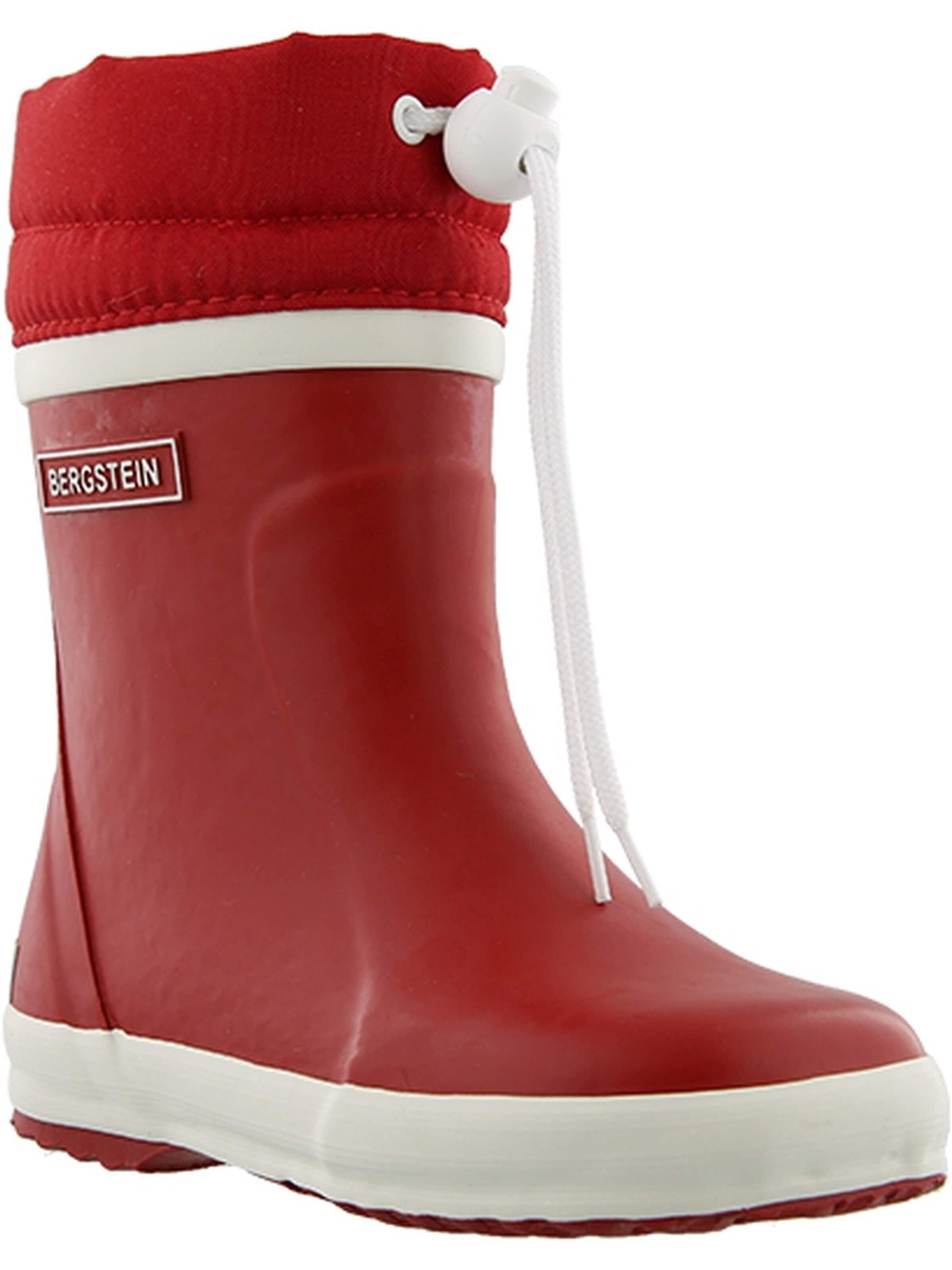 BERGSTEIN Boots 'Bergstein Winterboot Rot Kautschuk' in Red: front