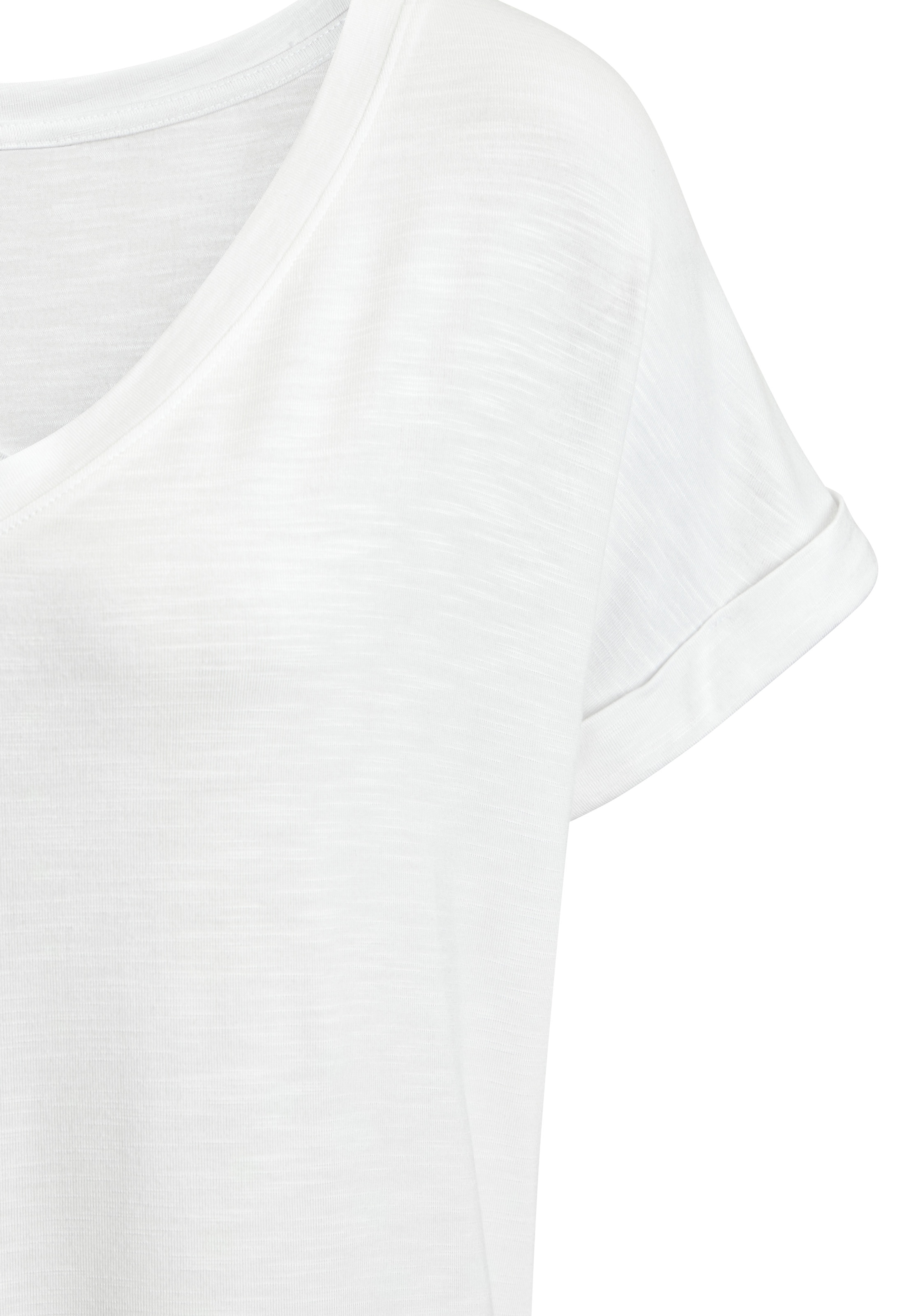 BEACH TIME Shirt in White