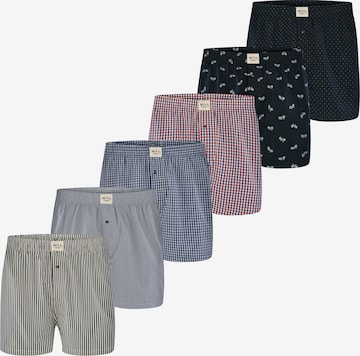 Phil & Co. Berlin Boxershorts ' Classic Sets ' in Blauw: voorkant